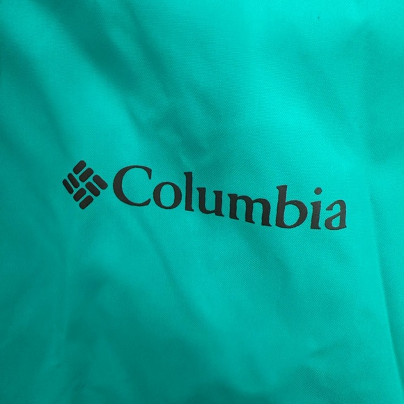 Columbia Teal Hooded Raincoat Jacket Women’s Plus 3x Waterproof NWT - Picture 3 of 5